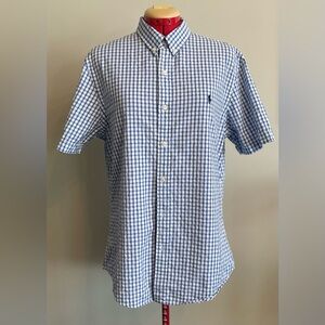 Ralph Lauren - All cotton short sleeve button up shirt Size Large